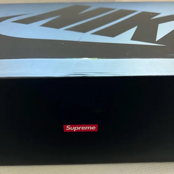 Mens Size 9 Nike Air Max Tailwind 4 x Supreme Black Cobalt 2019 Brand New In Box